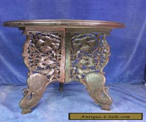 Item Vintage Carved Wood Eastern Coffee Table - Early 20th C [5515] for Sale